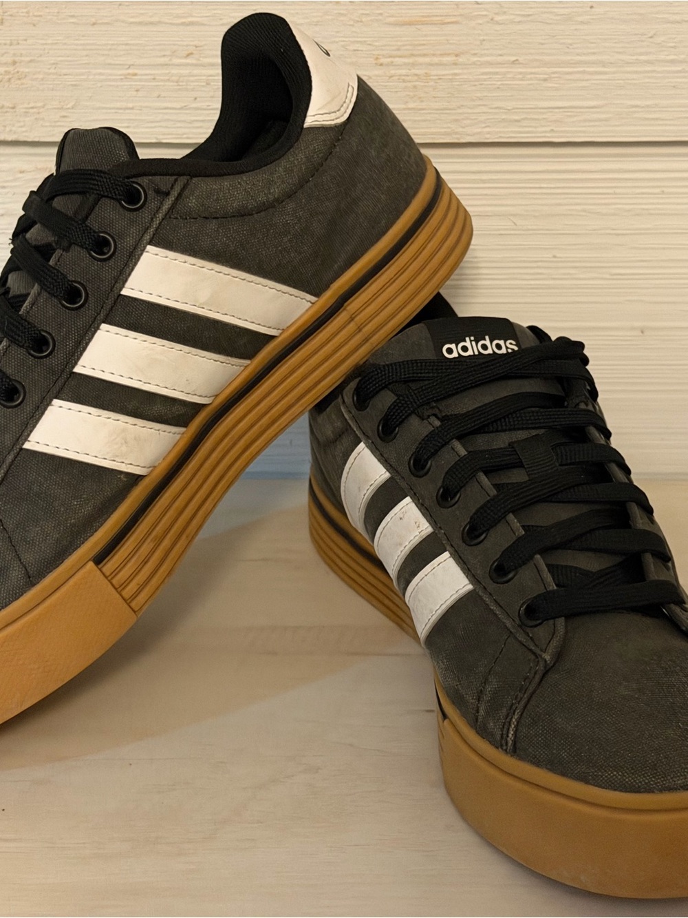 Adidas Daily 4.0 Black White Gym Bottom Skateboard Shoes IF4492 Men's Size 7.5l